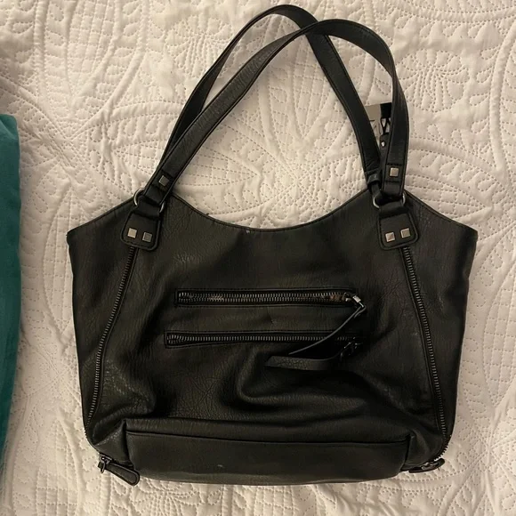 nicole miller black purse